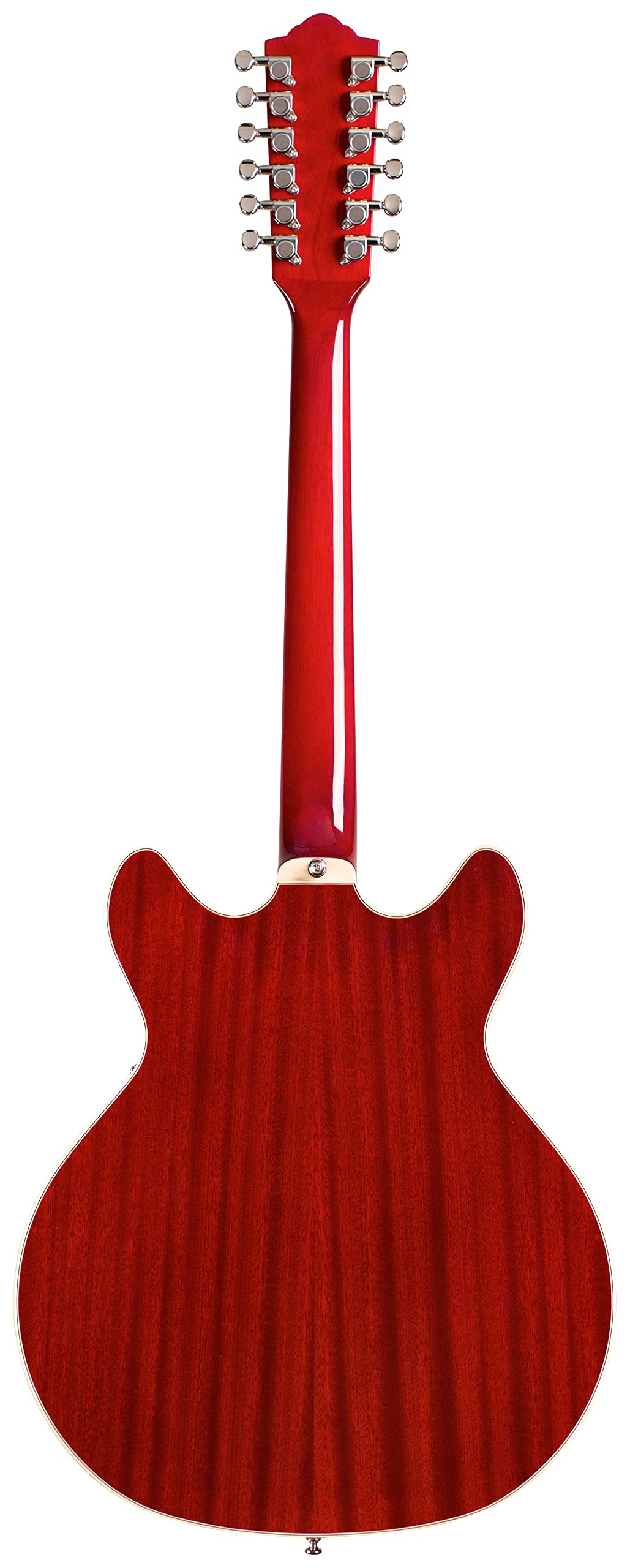 Guild Guitars Starfire I-12 Double Cutaway 12-String Semi-Hollow Body Electric Guitar, Cherry Red - Modern Thin “U“ Neck Profile for Fast, Smooth Playing, HB-2 Humbuckers with Push/Pull Coil Split