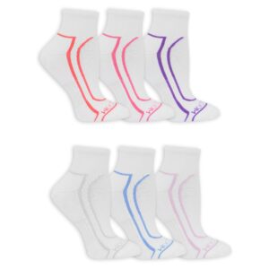 Fruit of the Loom Womens Quarter Ankle Socks, Multi-colored, 4 10 US