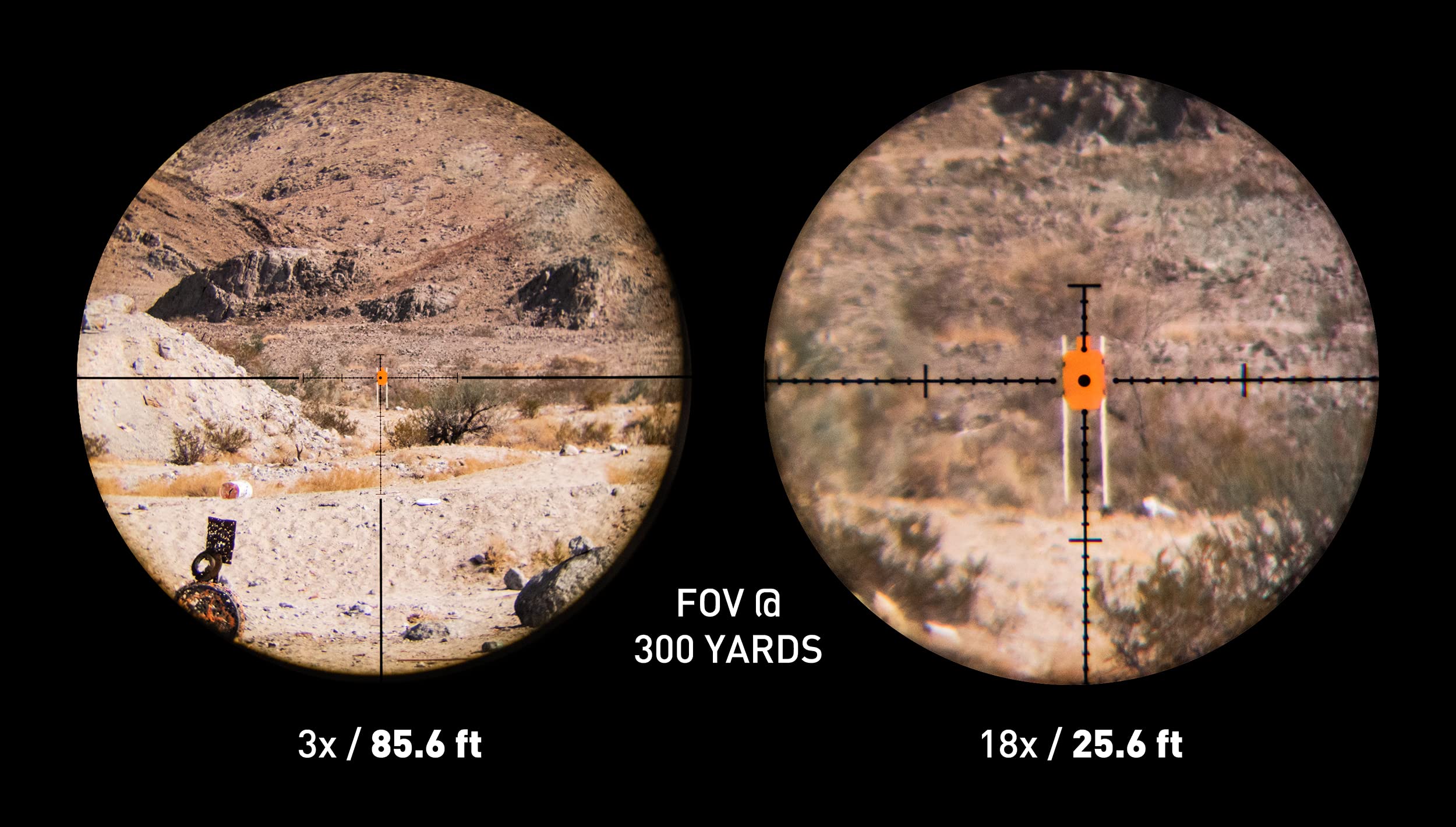 Monstrum G3 3-18x50 FFP Rifle Scope | Monstrum Extended Length Offset Scope Mount | 0 MOA | Bundle