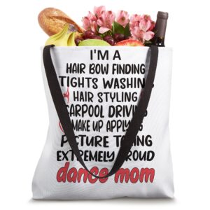 Dancing Mom Dance Mama Dance Mother Of A Dancer Tote Bag