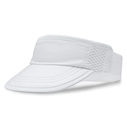 Headsweats Unisex Adult Super Crush Visor (White) Cap, White, 1 US