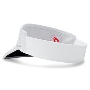 Headsweats Unisex Adult Super Crush Visor (White) Cap, White, 1 US