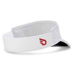 Headsweats Unisex Adult Super Crush Visor (White) Cap, White, 1 US