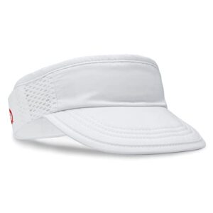 Headsweats Unisex Adult Super Crush Visor (White) Cap, White, 1 US