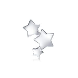 CHOW SANG SANG 950 Platinum Single Star Stud Earring for Women 89814E | (Sold Single Not Pair)