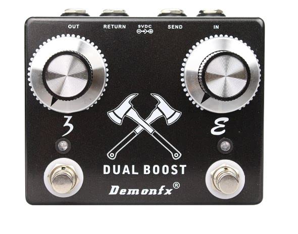 Demonfx Dual Booster with FX Loop Fast US Ship No International Wait Times