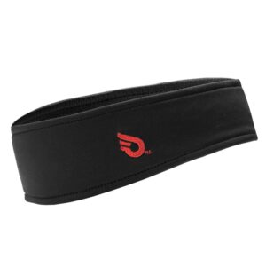 headsweats performance ultratech running/outdoor sports headband, pitch black, one size