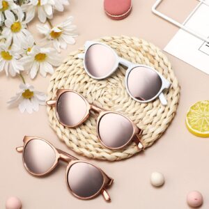 Coume 11 Pairs Wedding Bachelorette Sunglasses Bridesmaids Gifts Glasses Bride Sunglasses Bridesmaid Sunglasses for Bachelorette Wedding Party (Pink)