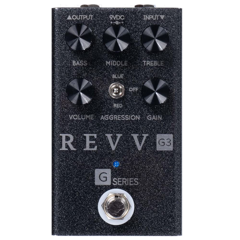 Revv Amplification G3 Overdrive & Distortion Pedal (Cadillac Grey)