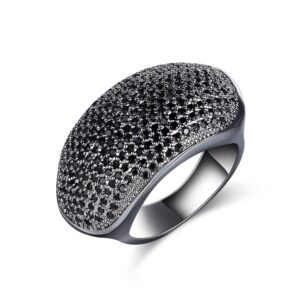 mytys black marcasite statement rings vintage black band rings for women jewelry gift (8)