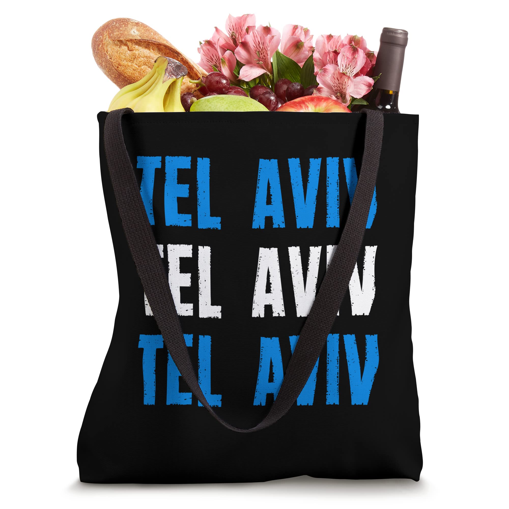 Tel Aviv - Tel Aviv - Tel Aviv, Israel Israeli Flag Tote Bag