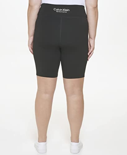 Calvin Klein Performance Women's Active Short,Black,1X