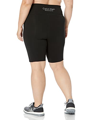 Calvin Klein Performance Women's Active Short,Black,1X