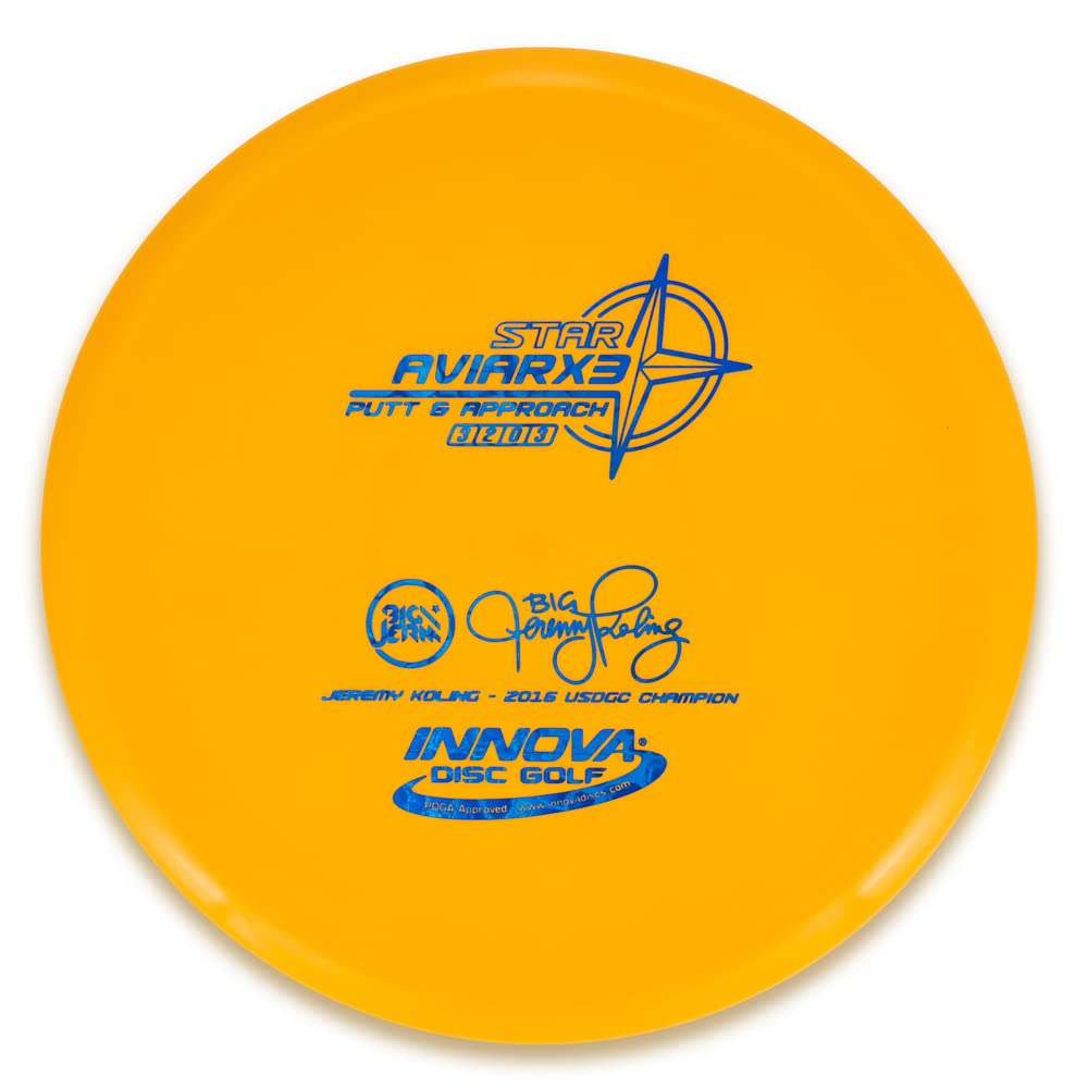 Innova Discs Innova Jeremy Koling 1X Star AviarX3 Putt & Approach Golf Disc [Colors May Vary] - 173-175g