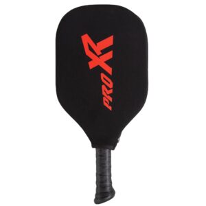 ProXR Pickleball Signature Pickleball Paddle, 16mm Poly Honeycomb Thick Core, 3K Carbon Fiber/Graphite Weave with Grit Finish for Control and Spin, Mid-Weight, Performance-Tac Cushion Grip