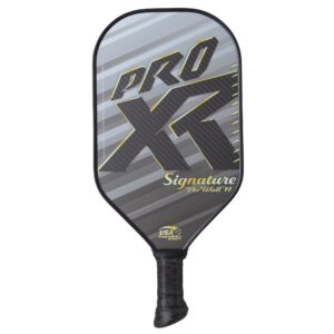 ProXR Pickleball “The Wall” Pickleball Paddle, 14mm Poly Honeycomb Thick Core, 3K Carbon Fiber/Graphite Weave with Grit Finish for Control and Spin, Maximum Hitting Area, Performance-Tac Cushion Grip