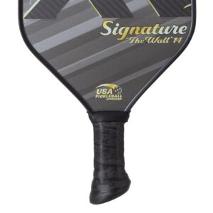 ProXR Pickleball “The Wall” Pickleball Paddle, 14mm Poly Honeycomb Thick Core, 3K Carbon Fiber/Graphite Weave with Grit Finish for Control and Spin, Maximum Hitting Area, Performance-Tac Cushion Grip