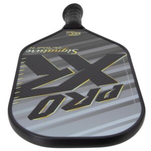 ProXR Pickleball “The Wall” Pickleball Paddle, 14mm Poly Honeycomb Thick Core, 3K Carbon Fiber/Graphite Weave with Grit Finish for Control and Spin, Maximum Hitting Area, Performance-Tac Cushion Grip