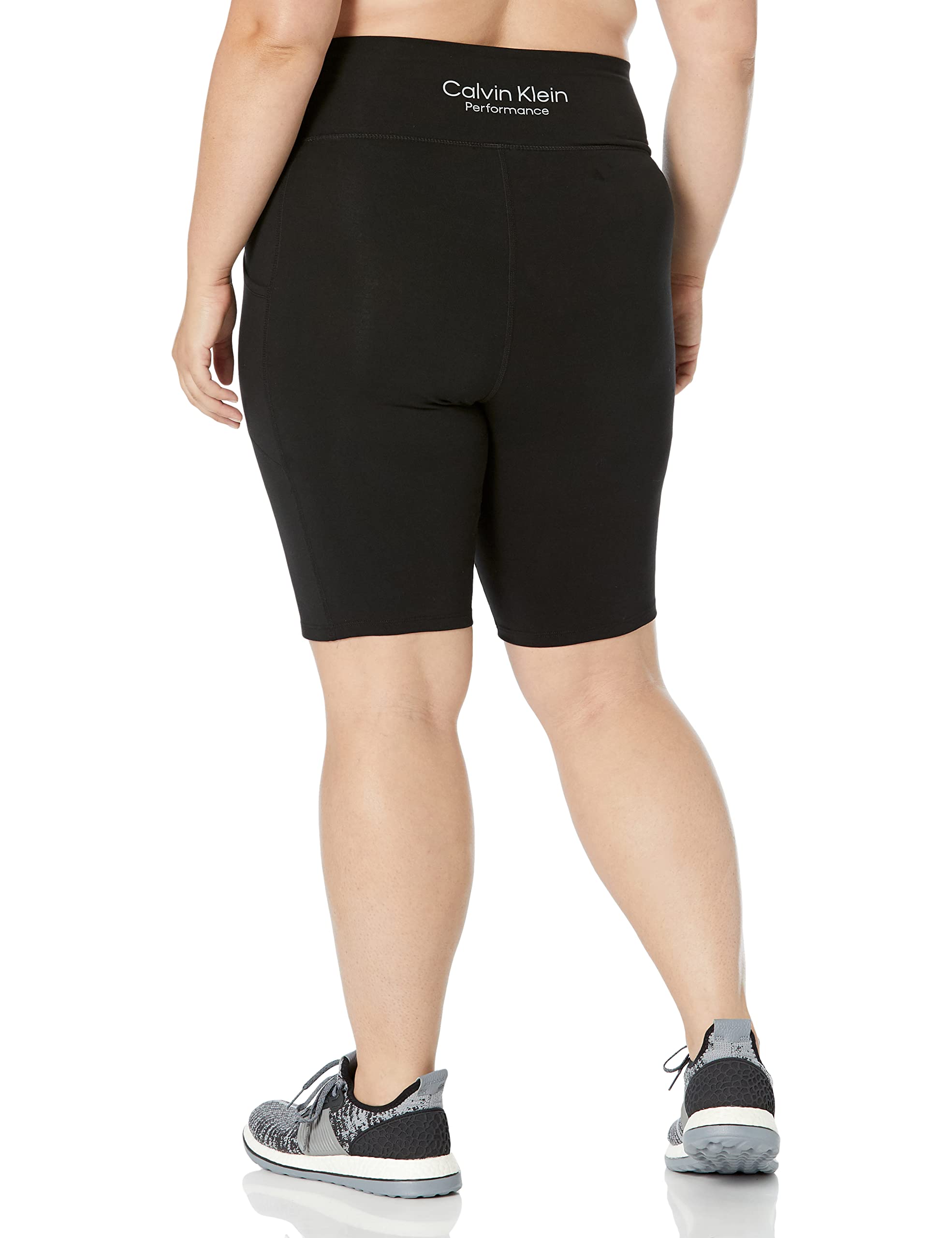 Calvin Klein Performance Women's Active Short,Black,1X