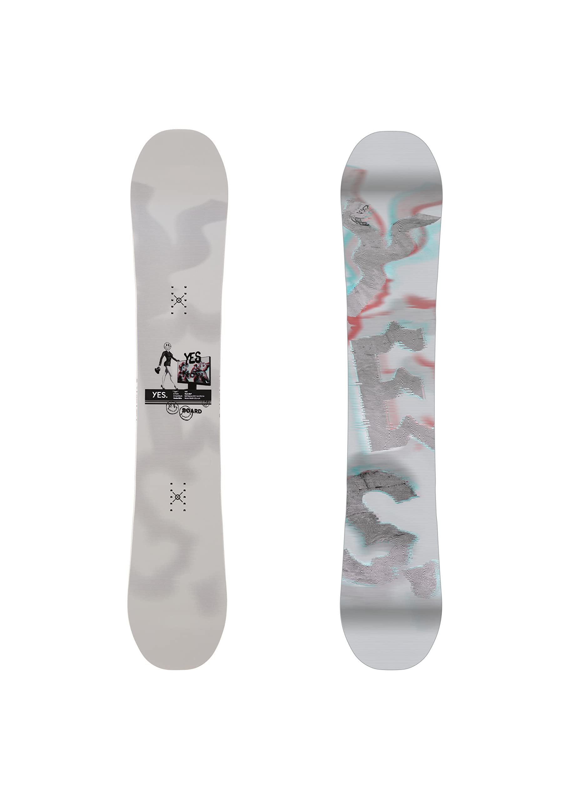 YES. Snowboards Typo, Directional Twin, CamRock, 155cm