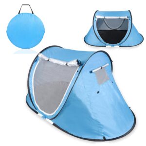 Neature Popup Camping Tent 2 Person Tent - 88 x 50in Ground Space Quick Set Up Outdoor Canopy Tent with 2 Doors