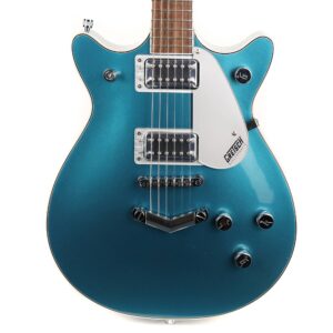 gretsch g5222 electromatic double jet bt electric guitar with v-stoptail (ocean turquoise)