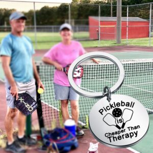 UJIMS Pickleball Lover Keychain Pickleball Player Gift Pickleball Season Gift for Pickleball Coach Team Sport Game Gift (Pickleball Lover Keychain)