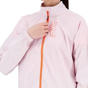 New Balance Women's Impact Run Packable Jacket, Stone Pink, X-Small