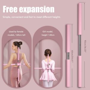 BTSEURY 2 Pcs Yoga Sticks Stretching Tool Posture Correction Sticks Exercise Stick Home Fitness Equipment