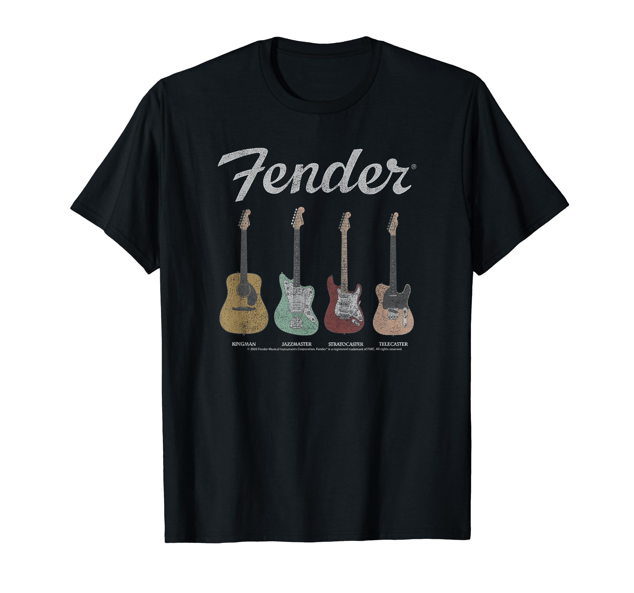 Fender Vintage Guitar Lineup T-Shirt