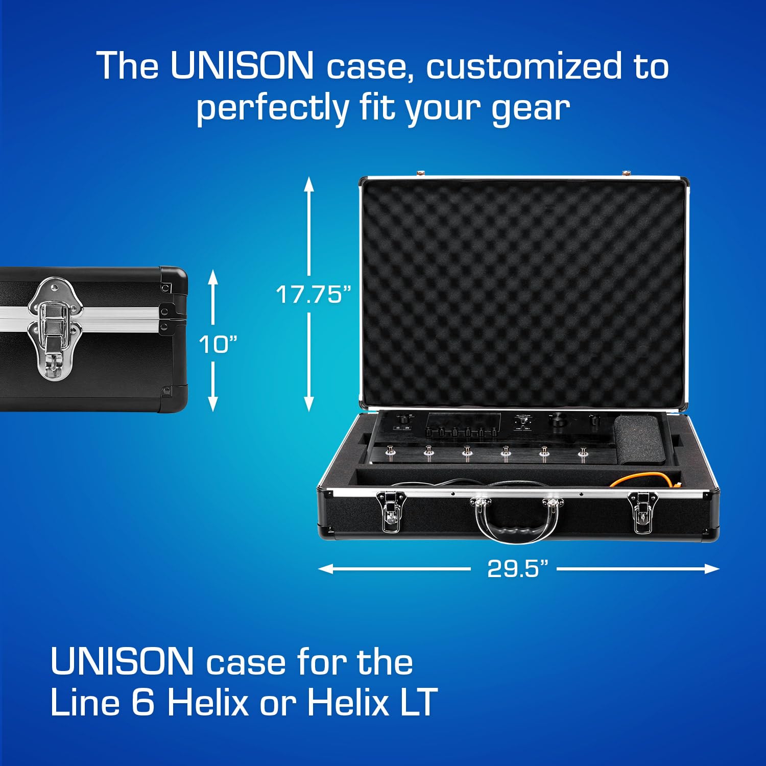 ANALOG CASES Line 6 Helix/Helix LT Case - Ultra-Lightweight UNISON Hard Case