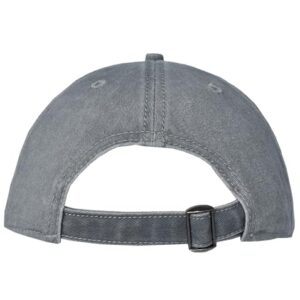 YEANIY Vintage Washed Cotton Plain Baseball Caps Adjustable Unstructured Soft Blank Casual Dad Ball Hats for Men Women-Grey