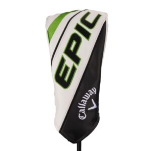 callaway new golf epic speed/epic max white/green/black fairway wood headcover