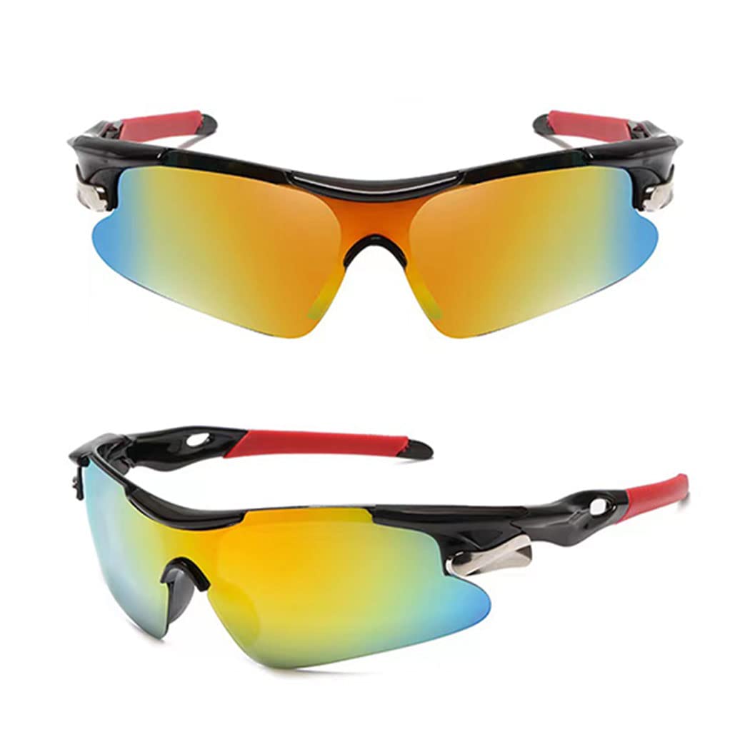 HPLRZXI 3 Pairs of Sports sunglasses Cycling Sunglasses for Men Women Youth Baseball Cycling Fishing motorcycle Running golf, UV Protection.