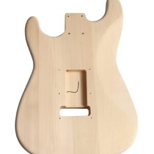 Fistrock DIY Electric Guitar Kit Beginner Kits 6 String Right Handed with Basswood Body Maple Neck Poplar Laminated Fingerboard Build Your Own Guitar.