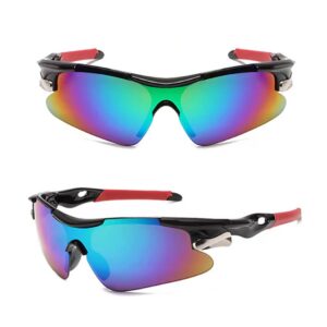 HPLRZXI 3 Pairs of Sports sunglasses Cycling Sunglasses for Men Women Youth Baseball Cycling Fishing motorcycle Running golf, UV Protection.