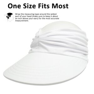 Women Sport Sun Visor Hats,Empty Top Baseball Sun Cap,Womens Sunhats with uv Protection,Sun Hats for Young Girls Women Beach