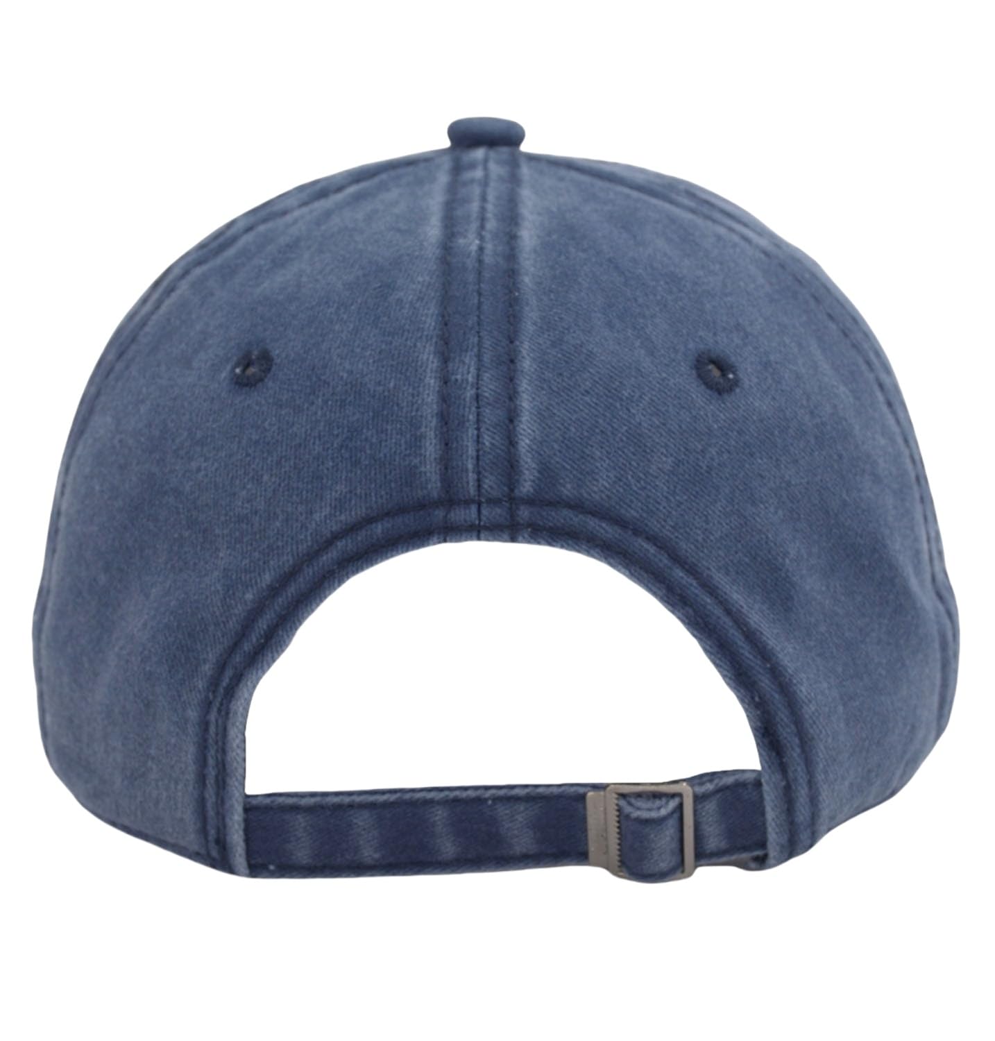 YEANIY Vintage Washed Cotton Navy Blue Baseball Caps Adjustable Unstructured Soft Blank Casual Dad Ball Hats for Men Women