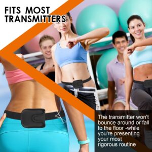 Mic Belt with 2 Pack Pouches Anti Dropping Strap Fitness Instructor Detachable Neoprene Microphone Transmitter Carrier Pouch Adjustable Belt Waistband Bag for Fitness Instructor Speaking Theatre