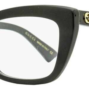 Gucci Petite Fit Eyeglasses GG0165ON 001 Black 51mm 165