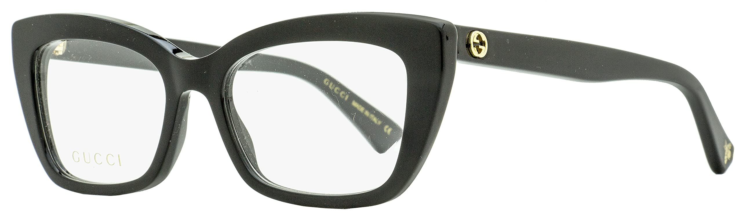 Gucci Petite Fit Eyeglasses GG0165ON 001 Black 51mm 165