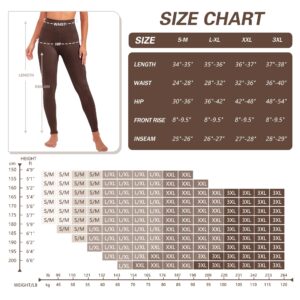 VALANDY White Leggings for Women Plus Size Workout Yoga Pants High Waisted Tummy Control Compression Tights