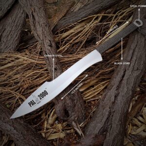 PAL 2000 KNIVES DAG-6031 Full Tang Handle Knife Custom Handmade 25 Inch High Carbon Steel Knife With Sheath