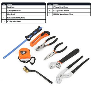 GreatNeck MS191 191-Piece Tool Kit, Boat Accessories Marine Tools Set, Rust Resistant Hand Tools Water Resistant Storage Case