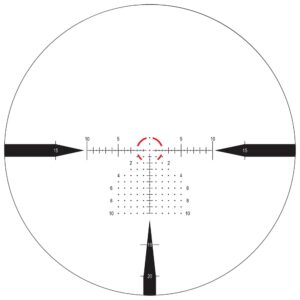 NIGHTFORCE NX8 2.5-20x50mm 8X Zoom Range F1 ZeroStop .1 MRAD DigIllum PTL TReMoR3 Dark Earth Hunting Scope (C664)