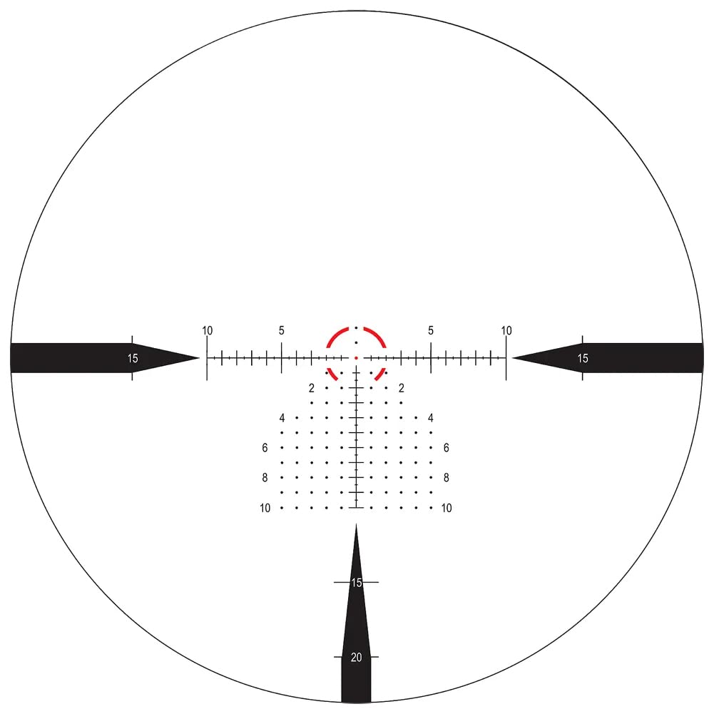 NIGHTFORCE NX8 2.5-20x50mm 8X Zoom Range F1 ZeroStop .1 MRAD DigIllum PTL TReMoR3 Dark Earth Hunting Scope (C664)