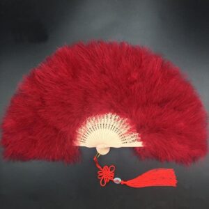 African Folding Wedding Feather Hand Fan Handmade Fans for Wedding Party Gift Dropshopping Wedding Decoration Hand Fan