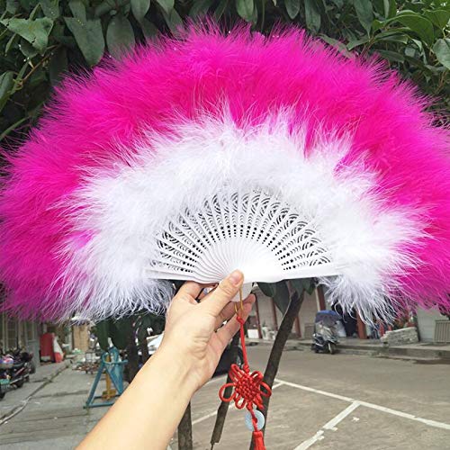 African Folding Wedding Feather Hand Fan Handmade Fans for Wedding Party Gift Dropshopping Wedding Decoration Hand Fan