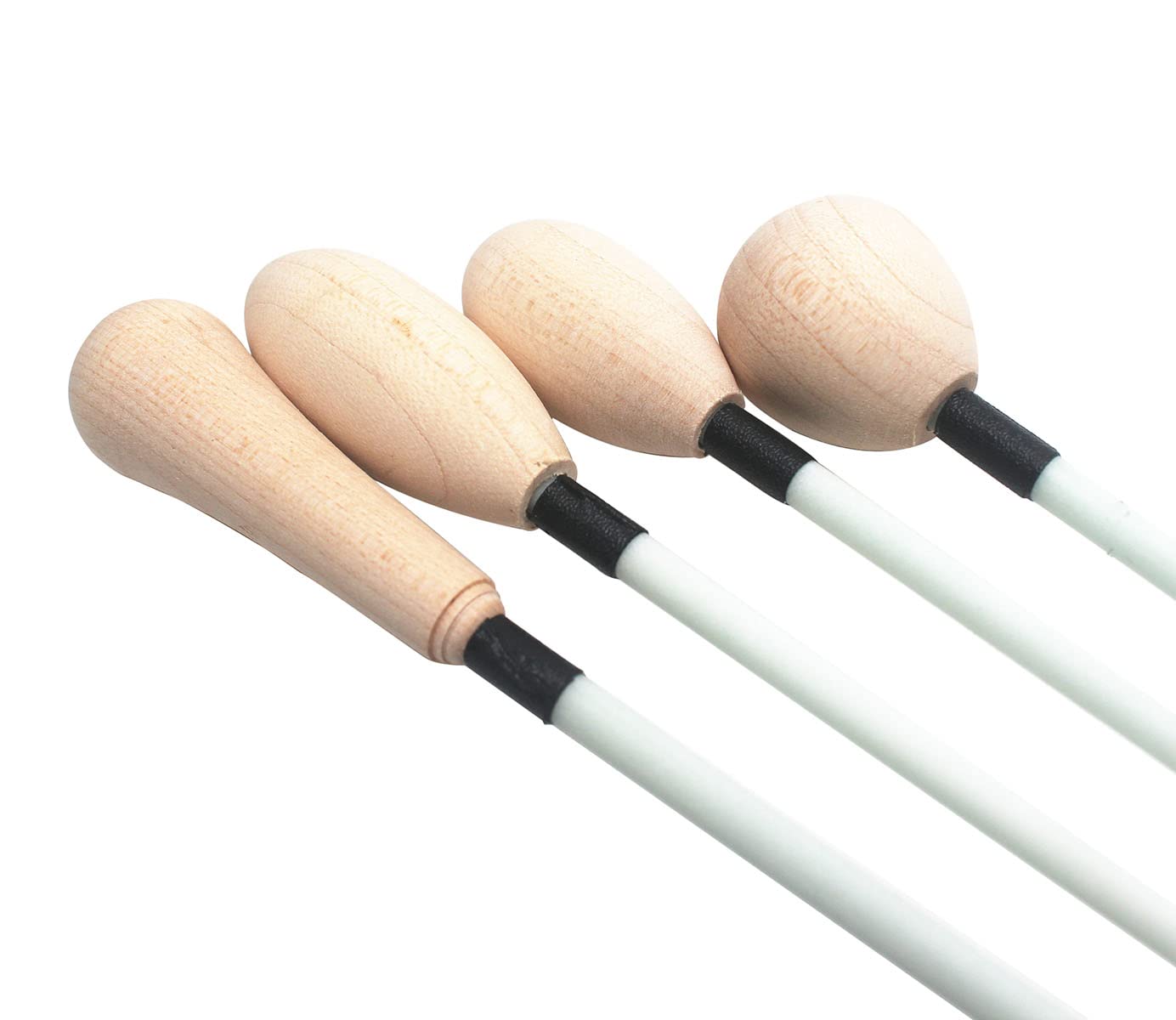 TUOREN Conductor Orchestra Baton 15" Music Conductor Baton with Solid Wood Handle 4pcs