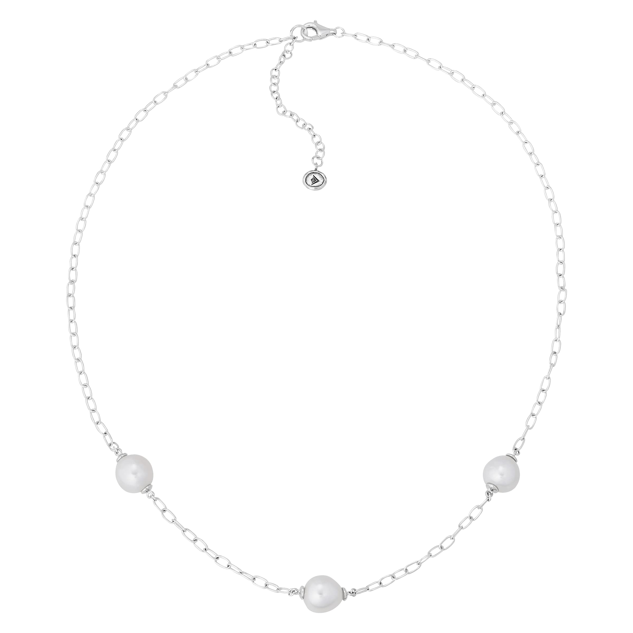 Silpada 'Infinite Wisdom' Sterling Silver Freshwater Cultured Pearl Necklace, 20" + 2"